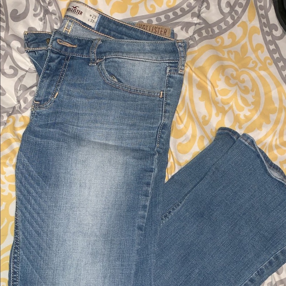 Hollister bootcut jeans!